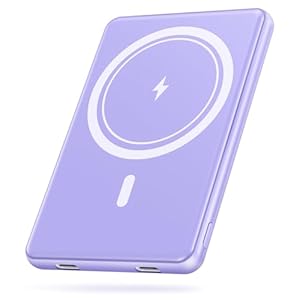 【極薄設計・MagSafe急速充電(8000mAh)】 モバイルバッテリー マグセーフ 最大出力20W 充電器 薄型 ワイヤレス充電