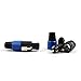 Areyourshop 20 Pcs 4 Pin Speakon Speaker Connector Male Audio Plug Blue