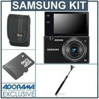 Samsung MV800 MultiView Digital Camera Kit, with 4GB Micro SD Memory Card, Camera Case, Extender Monopod