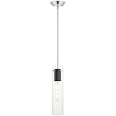 Livex Lighting 1 Light Brushed Nickel Pendant