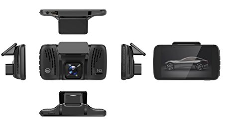 YANGCAN 4 inch LCD Screen Dual Lens Mirror Rear View Car DVR HD 1440P 170Â°Super Wide Angle Night Vision Driving Recorder Dash Camera With ADAS Fuction