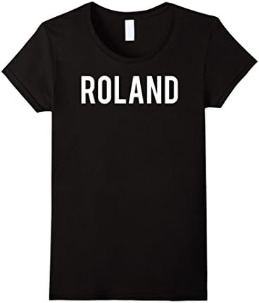 Womens Roland T Shirt - Cool new funny name fan cheap gift tee Medium Black