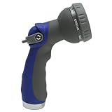 VIKING 968701 Garden Hose Thumb Control Spray Nozzle - Heavy Duty 8-Pattern