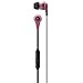 Skullcandy S2IKDY-133 Ink'd 2.0 Earbud Headphones with Mic (Pink/Black)
