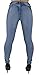 Style G208– Colombian Design, High Waist, Butt Lift, Levanta Cola, Skinny Jeans in M. Blue Size 13