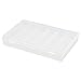 Hard Plastic Clear 36 Compartment Jewelry Storage Box Organizer with Removable Dividers