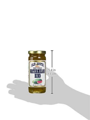 Old South Watermelon Rind Pickled Sweet, 10 oz (Pack of 3)