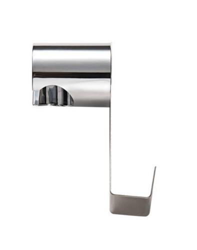Beautifulhouse Cloth Diaper Toilet Sprayer Kit, Chrome Hand Held Bidet Shattaf, Metal Hose, T-Valve (7/8 inch), and Mounting Clip Attachment Adapter