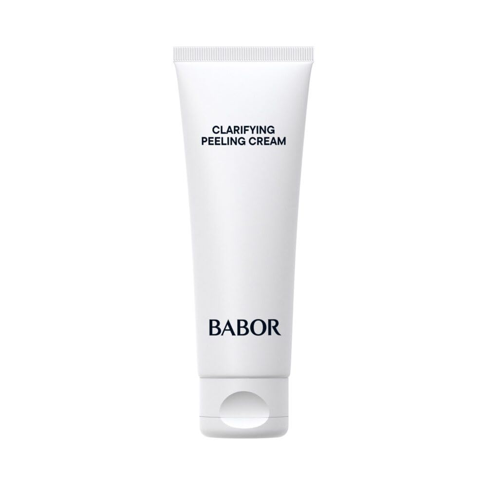 BABOR Clarifying Peeling Cream for oily skin, Clarifying Facial Exfoliator, Preparation for skincare routines and self-tanner, Without alcohol, Vegan formula, 1 x 50 ml