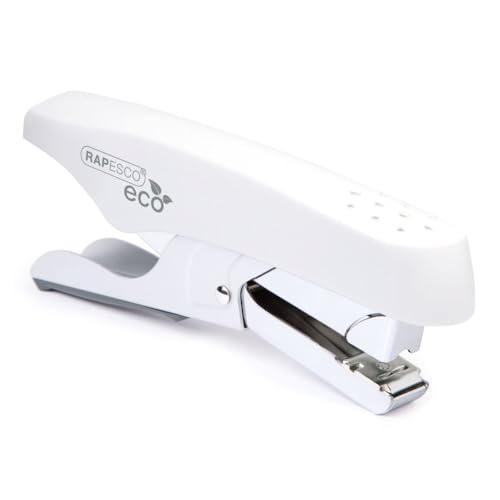 Rapesco 1398 ECO Whale Plier, 45 Sheet Capacity, Soft White
