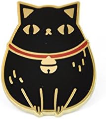Noristudio Black Cat Enamel Pin