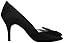Nina Women's Forbes Satin Peep-Toe Pump,Black Luster,6.5 M US