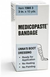 Grafco 15654 Medicopaste Unna's Boot Dressing, Latex Free Gauze Bandage - 1/dz - 4" x 10 yds.
