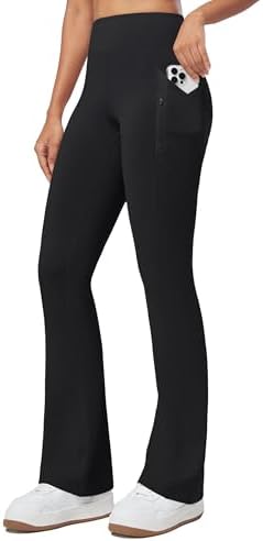 Amazon.com: SANTINY Fleece Lined Flare Leggings Women 28.5/30.5/32