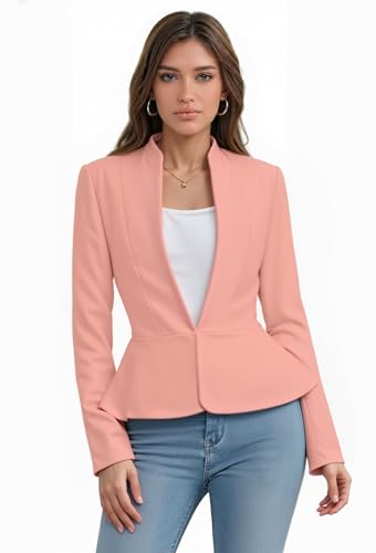 Hybrid & Company Women's Nylon Ponte Blazer