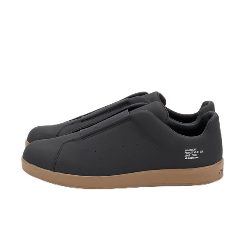 [ムーンスター エイトテンス] スニーカー ET001 ユニセックス大人 CHACOAL/GUM 24.0 cm 2E