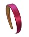 Funny Girl Designs 1 Inch Wide Satin Headband (Hot Pink)