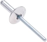 Keple 4.8mm x 16mm Large Flange Rivets, 50 Pack - Dome Head Pop Rivets view 2