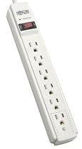 Tripp Lite 6 Outlet Surge Protector Power Strip 6ft Cord 790 Joules LED & $20K INSURANCE (TLP606)