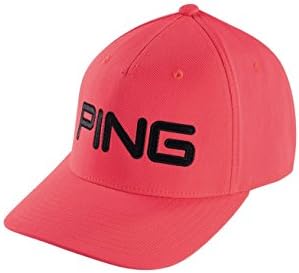 Ping Tour Structured Hat (Bright Red/Black, S/M, 2017) Golf