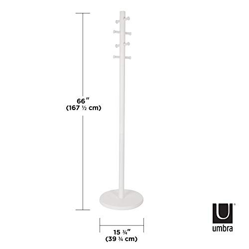 Umbra Pillar, Coat Rack, White Pricepulse
