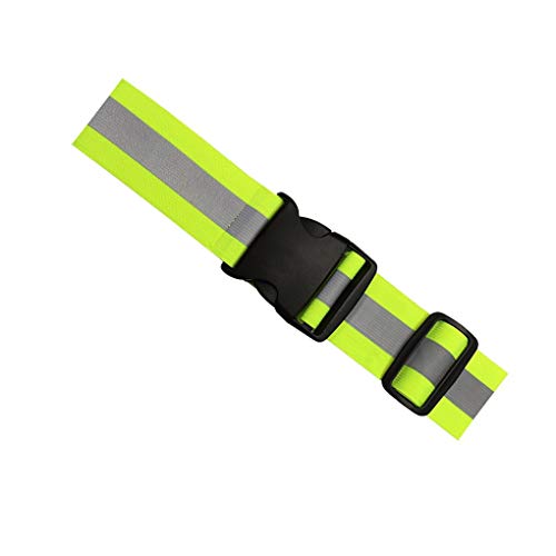 Zerama Reflective Belt Kids Women Men Safety High Visibility Belt for Cycling Climbing from US Warehouse - Thumbnail 2