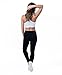 Pact Women's Black Long Legging-Large