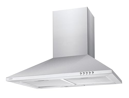 CCE117/1X, Campana extractora 70 CM, 3 Niveles de Potencia, 65W, 305M3/H, Filtros de Carbono, 2 Paneles Aluminio Antigrasa, Iluminación LED, 56/62DB, Clase C, Acero Inoxidable