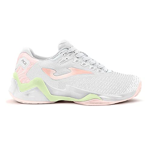 Joma Women's T.ace Lady 2302 White Sneaker, Blanco, 7.5 UK