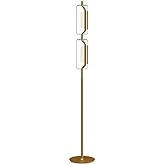Kuzco Lighting FL28563-BG Hilo Floor Lamp LED, Brushed Gold