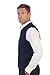 Gioberti Mens V-Neck Cotton Solid Sweater Vest
