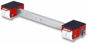 GKS F-20 Rear Stationary Heavy Duty Dolly for 3-Point Support, 44000lbs Capacity, 29.3" Length x 28.7" Width