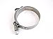 5x Premium 304 Stainless Steel T-Bolt Turbo Silicone Hose Clamp 2.5 Inches 60-68mm