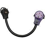 Parkworld 885378 EV Adapter Cord NEMA TT-30P to 14-50R (ONLY for EV or Tesla use, NOT for RV) (1.5FT)