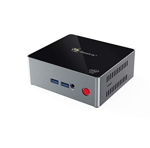 Sawpy J45 Mini PC Windows 10 pro Intel Apollo Lake Pentium Processor J4205, Bluetooth 4.0 8G RAM LPDDR4 128GB ROM Multimedia Office Computer Dual HDMI Dual WiFi Gigabit Ethernet 4K