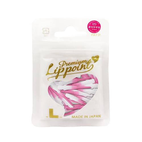 LSTYLE Premium Lippoint - 2-Tone Strawberry - 60 Count - Regular Length - Soft Tip Points - 2BA Thread