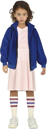 FIESTAS GUIRCA Telepathin Serienkostüm für Mädchen 80er Jahre - 110/116 (5-6 Jahre)