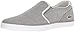 Lacoste Men's Jouer Slip on Shoe, Grey Canvas, 8.5 M US