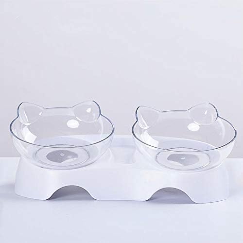 Dmygo Pet Bowl Detachable Cat Dish Tilt Cat Bowl Multifunction Pet Cat Bowl Can Put Cat or Dog Food and Water