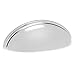 Cosmas 783CH Polished Chrome Cabinet Hardware Bin Cup Drawer Handle Pull - 3" Hole Centers