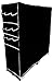 ATHome Lightweight, Durable, Sturdy, Dust and Moisture Proof, Easy Open T-Zipper, Portable Closet Wardrobe, 60 inches, Black