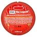 One The Legend with Silver Lunamax Pocket Case, Large Sized Lubricated Latex Condoms-24 Count