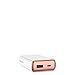 mophie Power Resever 2X for iPhone, Android, Smartphones, iPad, iPod (5,200mAh) - Rose Gold