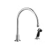 American Standard 7231.000.002 Amarilis Heritage Gooseneck Kitchen Faucet with Spray, Polished Chrome (Handles Not Included)