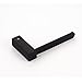 Marmolux Acc Burghead Series 20833-BL Bath Toilet Paper Holder Stainless Steel, Black