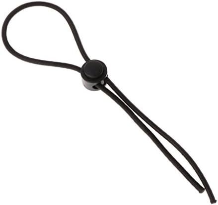 Black Adjustable O Rings Collars Delay O Silicone Fitness Circles Rings