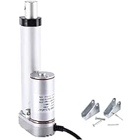 Homend DC12V 4inch Stroke Linear Actuator with Mounting Bracket 900N(225lbs) Maximum Lift 10mm/s for Recliner TV Table Lift Massage Bed Electric Sofa Linear Actuator
