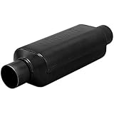 Flowmaster 12512409 (HP-2) Inlet x 2.5" Outlet 409S Muffler with Aggressive Sound