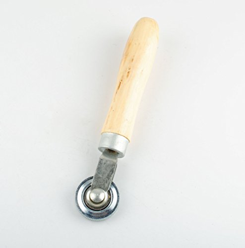 Podoy Tire Patch Wooden Handle Repair 1 1/2" Dia Roller Tool