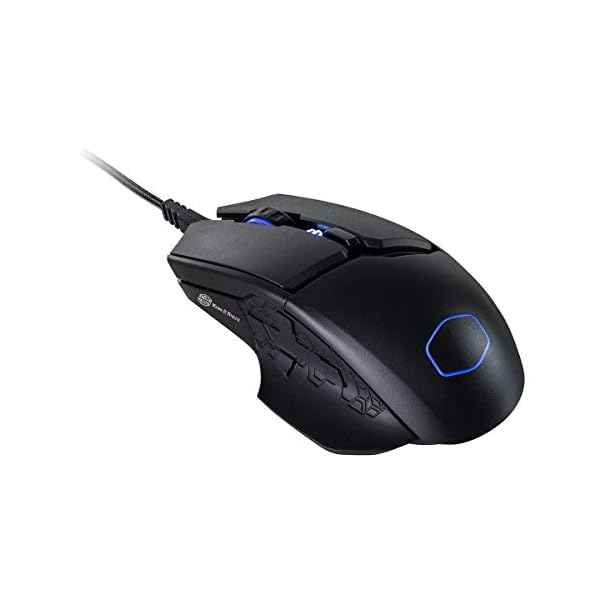 Cooler Master mm830 Gaming Mouse with 24, 000 DPI Sensor, Hidden D-Pad Buttons, 4-Zone RGB, and Precision Wheel